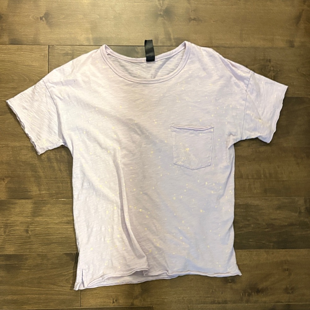 bobi Light Purple Short Sleeve Tee